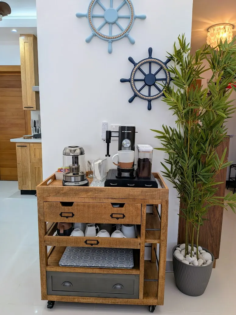 The coffee station
