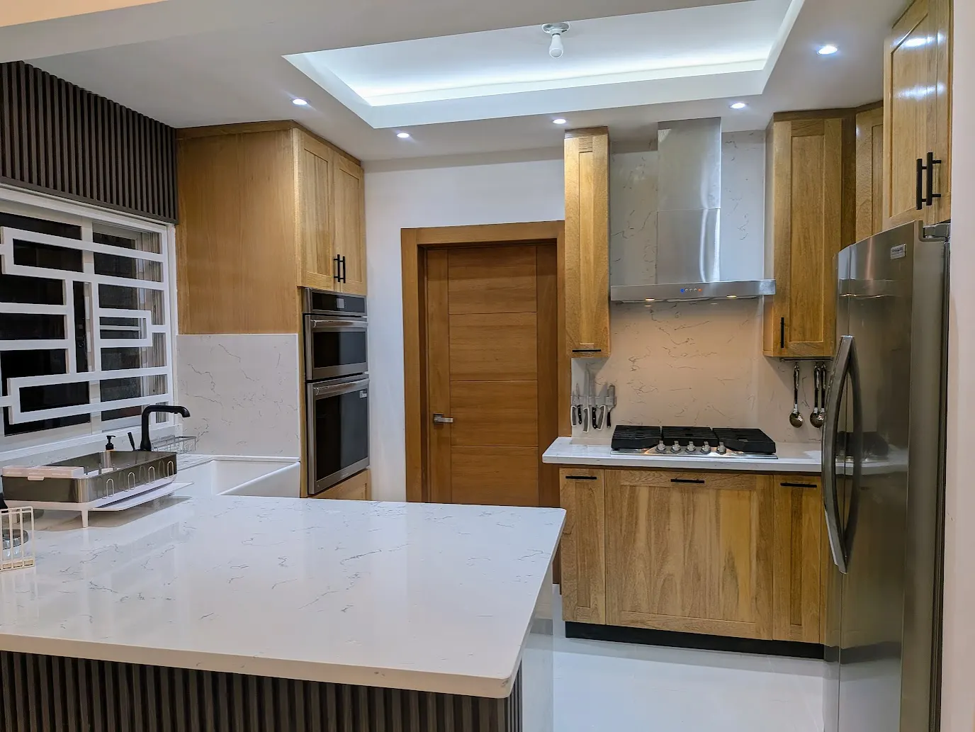 Another view of the kitchen
