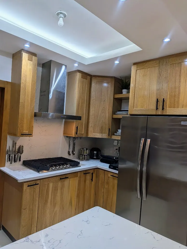 A closer look at the kitchen