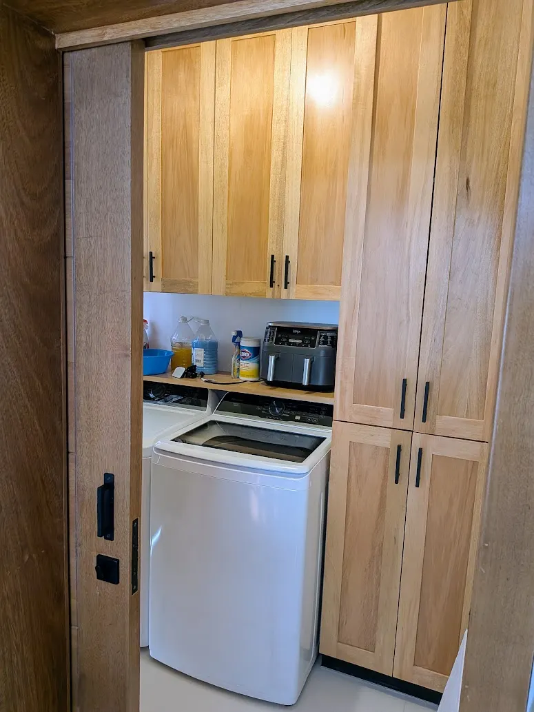 The laundry room